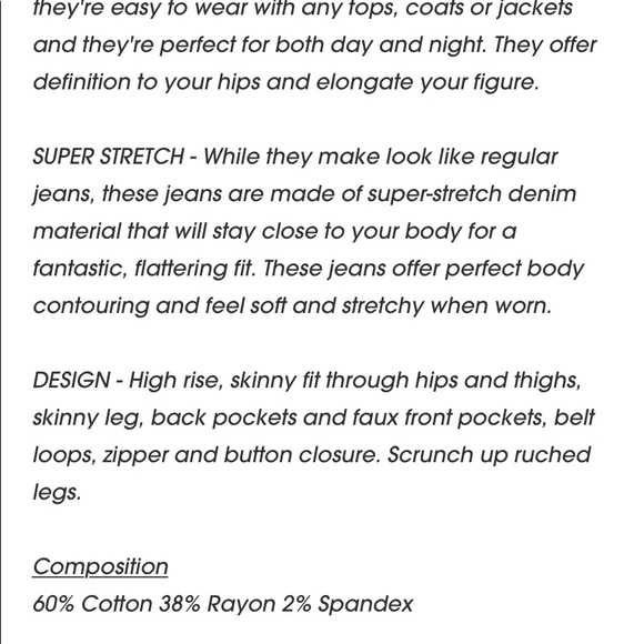 Aphrodite high-waisted-scrunch-up-ruched-jeans 27 - Picture 16 of 16